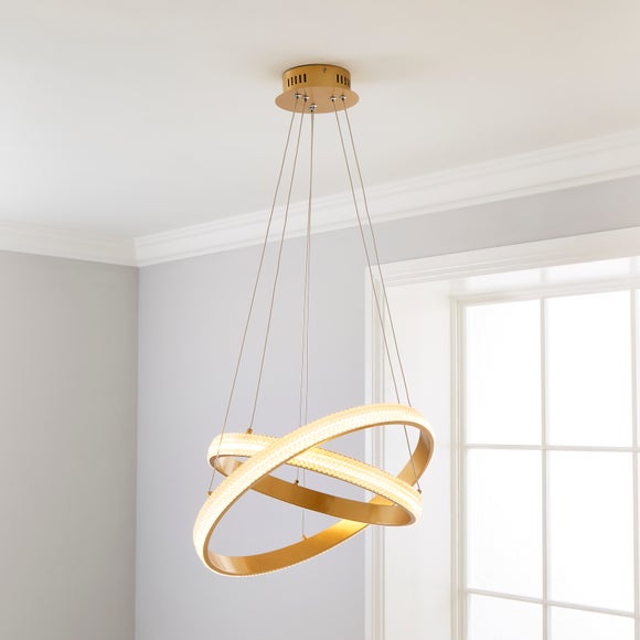 Emliviar Farmhouse Ceiling Light - 12 Inch Close-to-Ceiling Fixture With Seeded Glass & Oil Rubbed Bronze Finish - View #12
