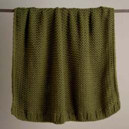 Chunky Knit Throw Blanket - thumbnail 3