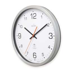 Acctim Atomik Silver Wall Clock - thumbnail 3
