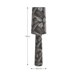 Voyager Leaf Fabric Floor Lamp - thumbnail 6
