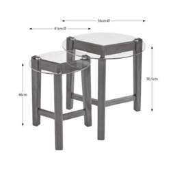 Agatha Round Nest of Tables - thumbnail 6