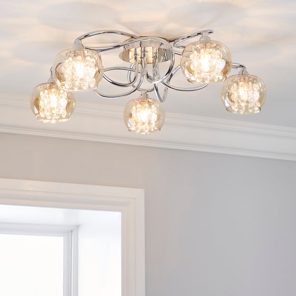 Seychelles 5 Light Flush Ceiling Light - image 1
