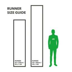 Sisal Look Border Easy Care Runner - thumbnail 5