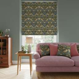William Morris At Home Strawberry Thief Made To Measure Roman Blind - thumbnail 1