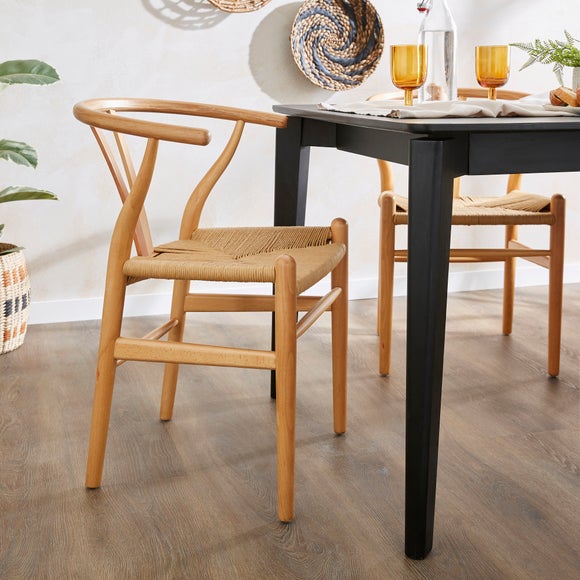 Lara Wishbone Dining Chair, Beech Wood - image 1