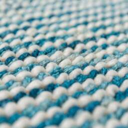 Nico Wool Woven Stripe Rug - thumbnail 2