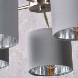 Pacific Lifestyle Elin 5 Light Semi Flush Ceiling Light - thumbnail 3
