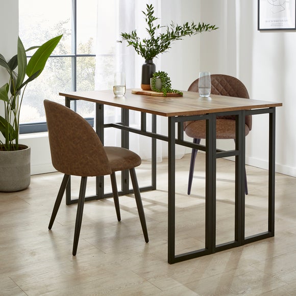 Fulton 2-4 Seater Console Dining Table, Pine Effect - image 1