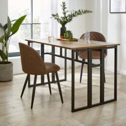 Fulton 2-4 Seater Console Dining Table, Pine Effect - thumbnail 1