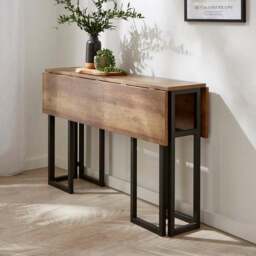 Fulton 2-4 Seater Console Dining Table, Pine Effect - thumbnail 3