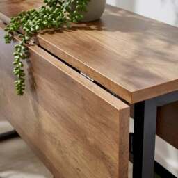 Fulton 2-4 Seater Console Dining Table, Pine Effect - thumbnail 4