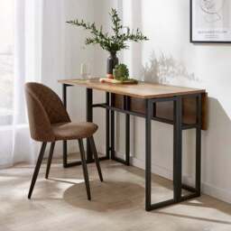 Fulton 2-4 Seater Console Dining Table, Pine Effect - thumbnail 2