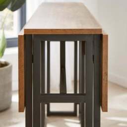 Fulton 2-4 Seater Console Dining Table, Pine Effect - thumbnail 6