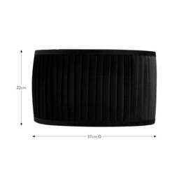 Sawyer Pleated Velvet Drum Lamp Shade - thumbnail 4