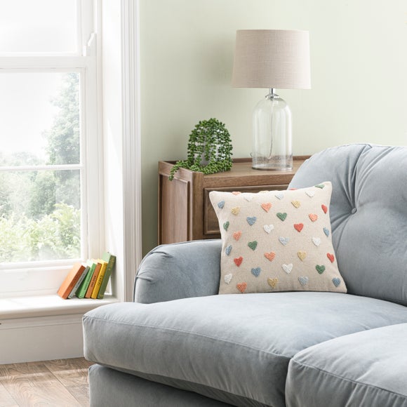 Hearts French Knot Cushion - image 1