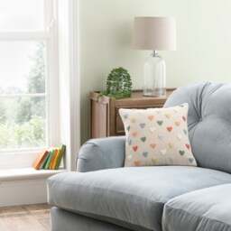 Hearts French Knot Cushion - thumbnail 1