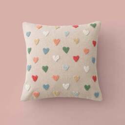 Hearts French Knot Cushion - thumbnail 2