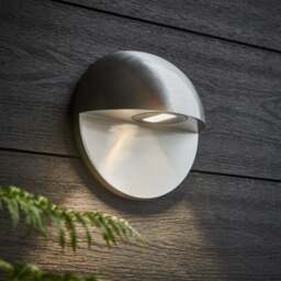 Kip Outdoor Wall Light Silver