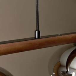 Bowen Industrial 3 Light Adjustable Diner Ceiling Light - thumbnail 4