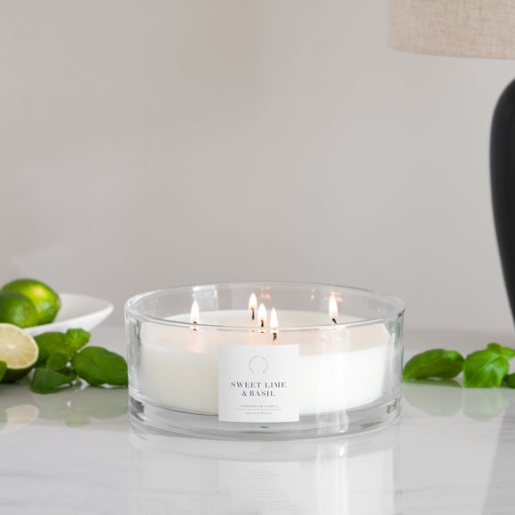 Simplicity Collection Lime and Basil Multiwick Candle - image 1