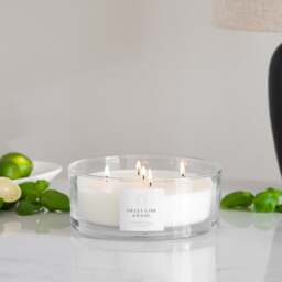 Simplicity Collection Lime and Basil Multiwick Candle - thumbnail 1