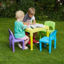 Liberty House Kids Plastic Table And Four Chairs Set - thumbnail 2
