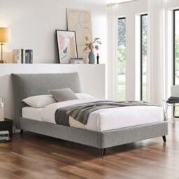 Limelight Luna Pillow Back Bed Frame, Boucle - thumbnail 1