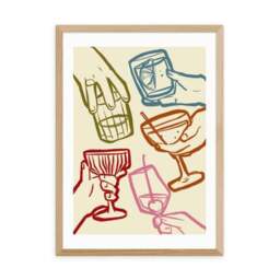 East End Prints Cheers Glasses by SimplyExtraJordanary - thumbnail 2