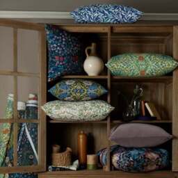 William Morris At Home Lodden Velvet Made to Order Cushion Cover - thumbnail 5