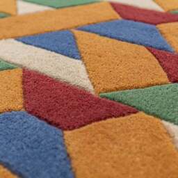 Connect Geometric Wool Rug - thumbnail 2