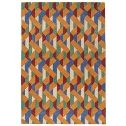 Connect Geometric Wool Rug - thumbnail 5