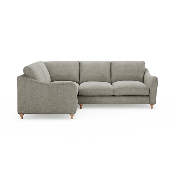 Hattie Slub Faux Linen Corner Sofa - image 1