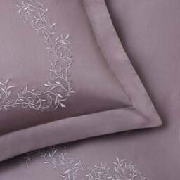 Dorma Camerelle Embroidery 100% Cotton Sateen Oxford Pillowcase Pair - thumbnail 3