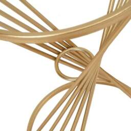 Pacific Liberty Side Table, Iron & Glass - thumbnail 4