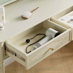 Ottilie 2 Drawer Dressing Table with Mirror - thumbnail 3