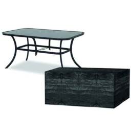 6 Seater Rectangular Garden Table Super Tough Cover - thumbnail 2