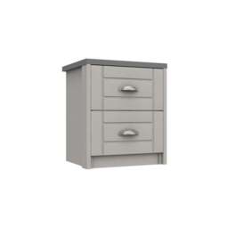 Darwin 2 Drawer Bedside Table - thumbnail 2