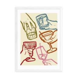 East End Prints Cheers Glasses by SimplyExtraJordanary - thumbnail 2