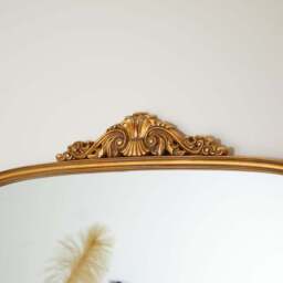 Pretty Boho Curved Full Length Leaner Mirror - thumbnail 2