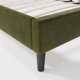 Alara Pleated Velvet Bed Frame - thumbnail 6