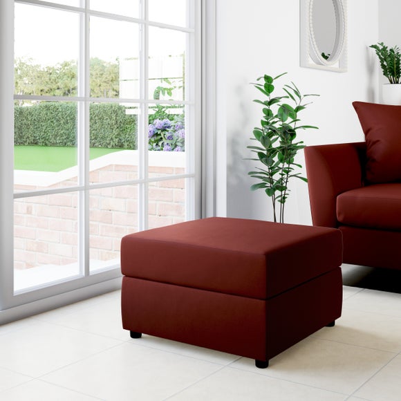 Square Opulent Velvet Storage Footstool - image 1