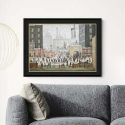 Artko Coming from the Mill by L.S Lowry Framed Print - thumbnail 1
