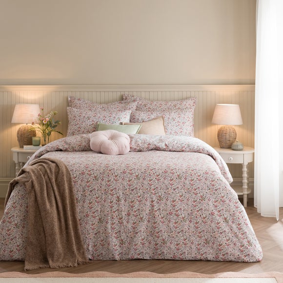 Amora Ditsy 100% Cotton Duvet Cover & Pillowcase Set - image 1