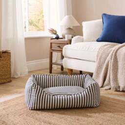 Linford Stripe Box Dog Bed - thumbnail 3