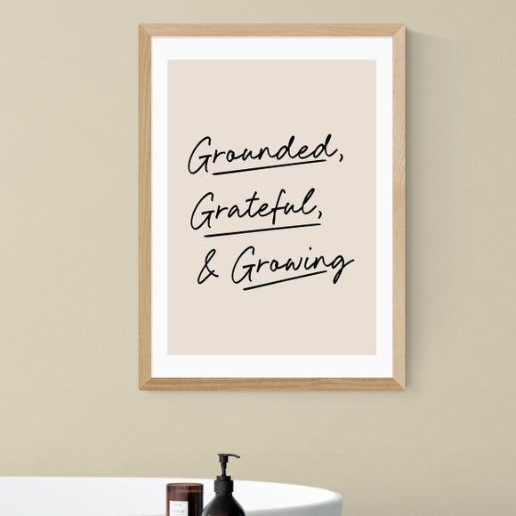 East End Prints Grounded, Grateful, & Growing Print - image 1