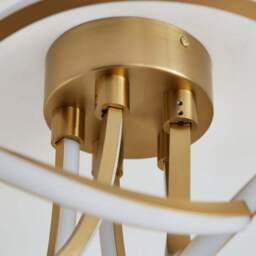 Margot Semi Flush LED Ceiling Light - thumbnail 3