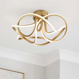 Margot Semi Flush LED Ceiling Light - thumbnail 1