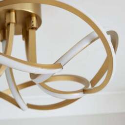 Margot Semi Flush LED Ceiling Light - thumbnail 4