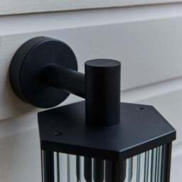 Hex Ribbed Indoor Outdoor Wall Light - thumbnail 3