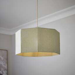 Luna Octagon Easy Fit Lamp Shade - thumbnail 1